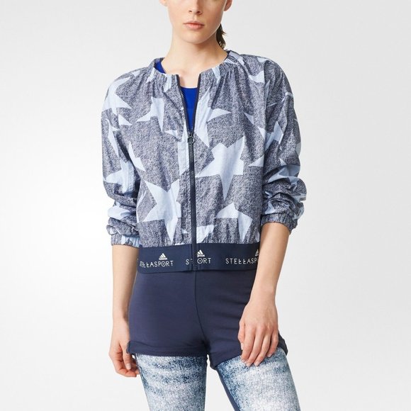 ADIDAS STELLASPORT A08157 Star GRAPHIC Zip JACKET - Picture 3 of 4